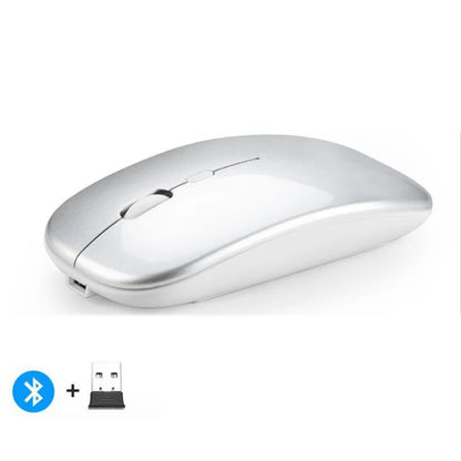 Wireless Mouse Bluetooth--Compatible RGB Rechargeable Mouses Wireless Computer Silent Mice LED Backlit Ergonomic Gaming Mouse